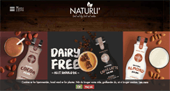 Desktop Screenshot of naturli-foods.dk